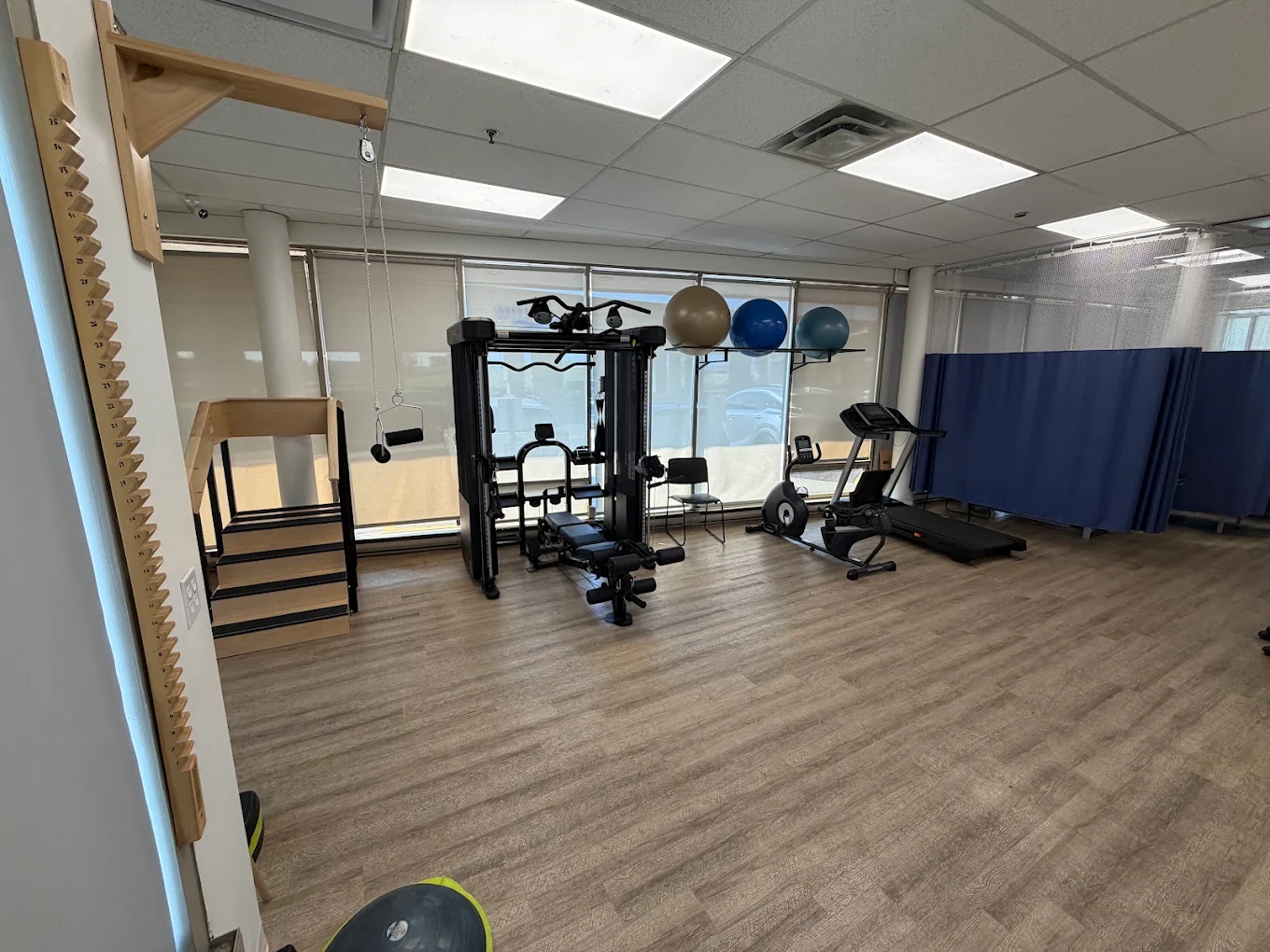 Dena Sports Physio exercise and rehabilitation area